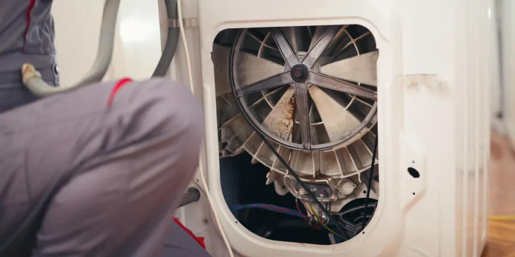 how to repair a washing machine spinner